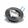 6x Einbaurahmen Alu Silber + Schwarz 6342 Ø73 mm für Produktbild-Vorschau 3