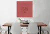 MuchoWow® Poster Frau - Kopf - Strichzeichnung 75x75 cm - Produktbild-Vorschau 2