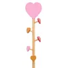 A coat rack with heart-shaped hooks and a large heart at the top. Náhled obrázku produktu