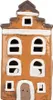 Clayre & Eef Portacandele House 13x10x24 cm in Anteprima dell’immagine prodotto 1