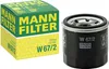 Ölfilter MANN-FILTER W 67/2 Anschraubfilter für OPEL AGILA Produktbild-Vorschau 1