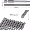 11x Torx Bit Set T6-T40 100mm Lang Magnetisch mit Stirnloch Produktbild-Vorschau 9