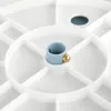 LZQ 360° Drehbar Duschstuhl Duschhocker Höhenverstellbar Produktbild-Vorschau 10