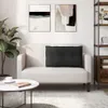 vidaXL Rückenkissen Schwarz 80 x 19 x 50 cm Stoff Produktbild-Vorschau 4