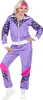 Violetter 80er Jahre Damen  Jogginganzug 80er Jahre mit Produktbild-Vorschau 4