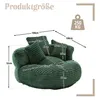 LVHOM Lazy Sofa mit 3 Kissen, Klassischer Sitzsack mit Produktbild-Vorschau 7