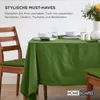 HOMESCAPES 6er Set Stuhlkissen 40x40 cm olivgrün – Produktbild-Vorschau 7