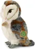 RAPPA Uccello impagliato gufo bruciato 27 cm ECO-FRIENDLY Anteprima dell’immagine prodotto 2