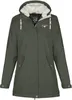 Dry Fashion Damen Regenmantel Malmö Fleece-Futter in Oliv, Produktbild-Vorschau 8