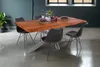 Esstisch Baumkante Akazie nuss 160 (260) x 90 cm Produktbild-Vorschau 7
