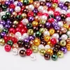 Bastelperlen 6mm lila, braun, rot, weiß, dunkelgrün Produktbild-Vorschau
