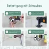 Recalma support mural pour balais 80 cm en acier Voir les images du produit 9