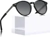 CARFIA Vintage Runde Sonnenbrille Damen Polarisiert Produktbild-Vorschau 1