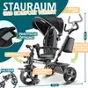 KIDIZ® Dreirad 5in1 Kinderdreirad mit Schubstange Produktbild-Vorschau 2