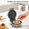 YASHE Mini-Waffeleisen ABW59C, 550 W, 10 cm, Antihaft, Produktbild-Vorschau 3