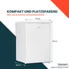 homeX Kühlschrank mit Gefrierfach klein, Mini Produktbild-Vorschau 4