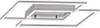 Paul Neuhaus Deckenleuchte Inigo Stahl 54 x 24 cm Produktbild-Vorschau 11