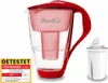 PEARLCO 235019 Glas-Wasserfilter inkl. 1 Kartusche Rot Produktbild-Vorschau 1