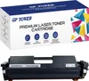 A product box and toner cartridge for a laser printer. Produktbild-Vorschau