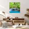 Bild auf Leinwand - Leinwandbild - Wasserfall Wald Umwelt - Produktbild-Vorschau 7