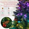 COSTWAY Albero di Natale artificiale 180 cm, albero di Anteprima dell’immagine prodotto 5
