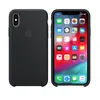 A black iPhone case is shown on the left, and a black iPhone with its screen displaying apps is shown on the right. Anteprima dell’immagine prodotto