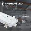 hoftronic LED Feuchtraumleuchte 120cm 36W 3960lm 4000K IP65 Produktbild-Vorschau 3
