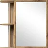 Spiegelschrank Bad mit Ablagen - Teakholz - Naturfarben - Produktbild-Vorschau 1