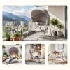 Ensemble de mobilier de jardin SoBuy : fauteuil suspendu, Voir les images du produit 10