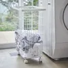 Kovový koš na prádlo na kolečkách, výška 56,5 cm Náhled obrázku produktu 8