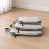 3x Kompressions Packwürfel Koffer Organizer Reisezubehör Produktbild-Vorschau 4