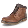 A single brown leather boot is shown against a white background. Produktbild-Vorschau