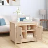 vidaXL Table basse 71x49x55 cm pin massif Voir les images du produit 3