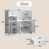 BEALIFE Opbouwkast 90x40x82 cm met kinderslot | Witte kast Productafbeelding-voorbeeld 2