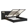 Polsterbett mit LED-Beleuchtung, Wireless Charger und Produktbild-Vorschau 2