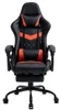 A black and orange gaming chair with a footrest is shown against a white background. Anteprima dell’immagine prodotto