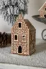 Clayre & Eef Teelichthalter Lebkuchenhaus 7x7x15 cm Braun Produktbild-Vorschau 6