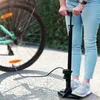 Fahrradpumpe mit Manometer Doppelventil Presta Schrader Produktbild-Vorschau 7