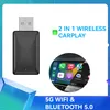 2-in-1 CarPlay Android Auto Wireless Box, Original Kabel zu Produktbild-Vorschau 2