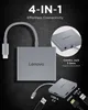 LENOVO USB-C 4 in 1 travel hub Gen2 Schwarz Produktbild-Vorschau 4