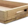 Holz Kerzentablett natur mit Rand 2er Set - 38 x 16 cm Produktbild-Vorschau 3