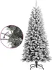 vidaXL Künstlicher Weihnachtsbaum Beschneit 150 cm PVC&PE Produktbild-Vorschau 3
