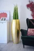 Vaso da terra MAGNUM in fibra di vetro con foglia d'oro Anteprima dell’immagine prodotto 4
