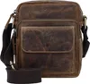 GREENBURRY Leder Umhängetasche Vintage Travel Crossbody Bag Produktbild-Vorschau 13