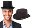 cappello a cilindro nero per adulti Anteprima dell’immagine prodotto 4