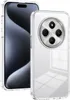 A clear phone case is shown with a phone inside, highlighting the camera module. Anteprima dell’immagine prodotto