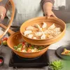 Antihaft-Wokpfanne 32 cm aus Eisen mit Tonbeschichtung und Produktbild-Vorschau 3