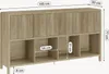 Sideboard 'Lukkodso' mit 4 Türen und 8 Fächern 77 x 145 x Produktbild-Vorschau 4