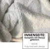 HOMELEVEL Sherpa Decke mit Ärmeln - 200x150cm Kuscheldecke Produktbild-Vorschau 5
