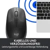 Logitech M190 Maus kabellos schwarz, anthrazit Produktbild-Vorschau 23